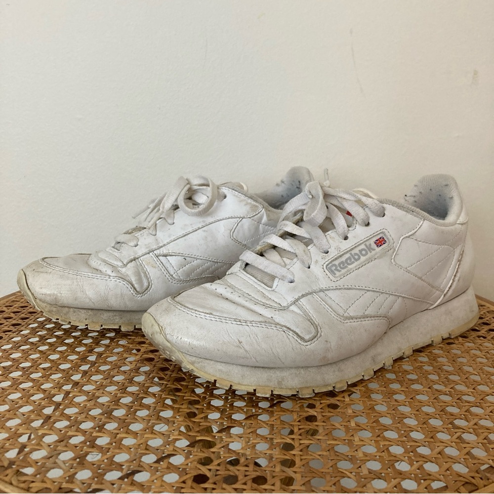 Reebok vintage classic leather sneakers white